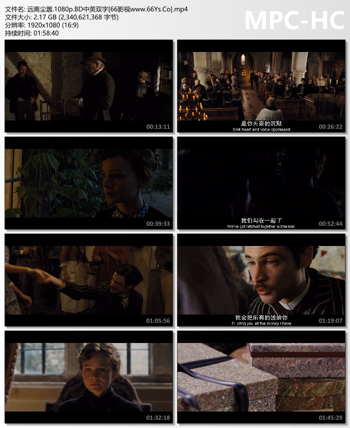 经典高分爱情《远离尘嚣》1080p.BD中英双字