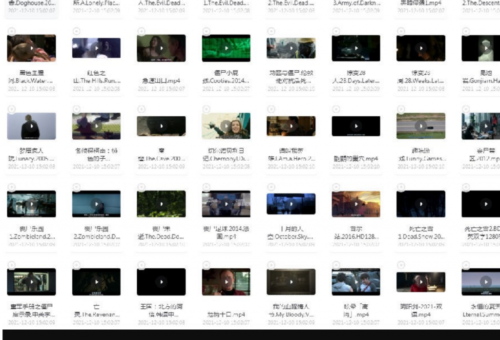 阿里网盘《恐怖惊悚电影大合集》200部[英语中字][1080P/720P]